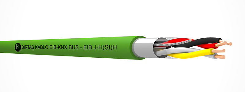 EIB/KNX BUS-HFFR Cable   EIB J-H(St)H (EIB halogenfrei FRNC) – (EIB-2Y(St)H)